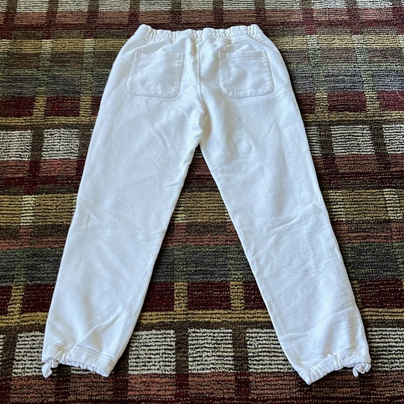 Aimee Leon Dore & Drake’s cream 100% Cotton Sweatpants sz M gently used - Picture 4 of 10